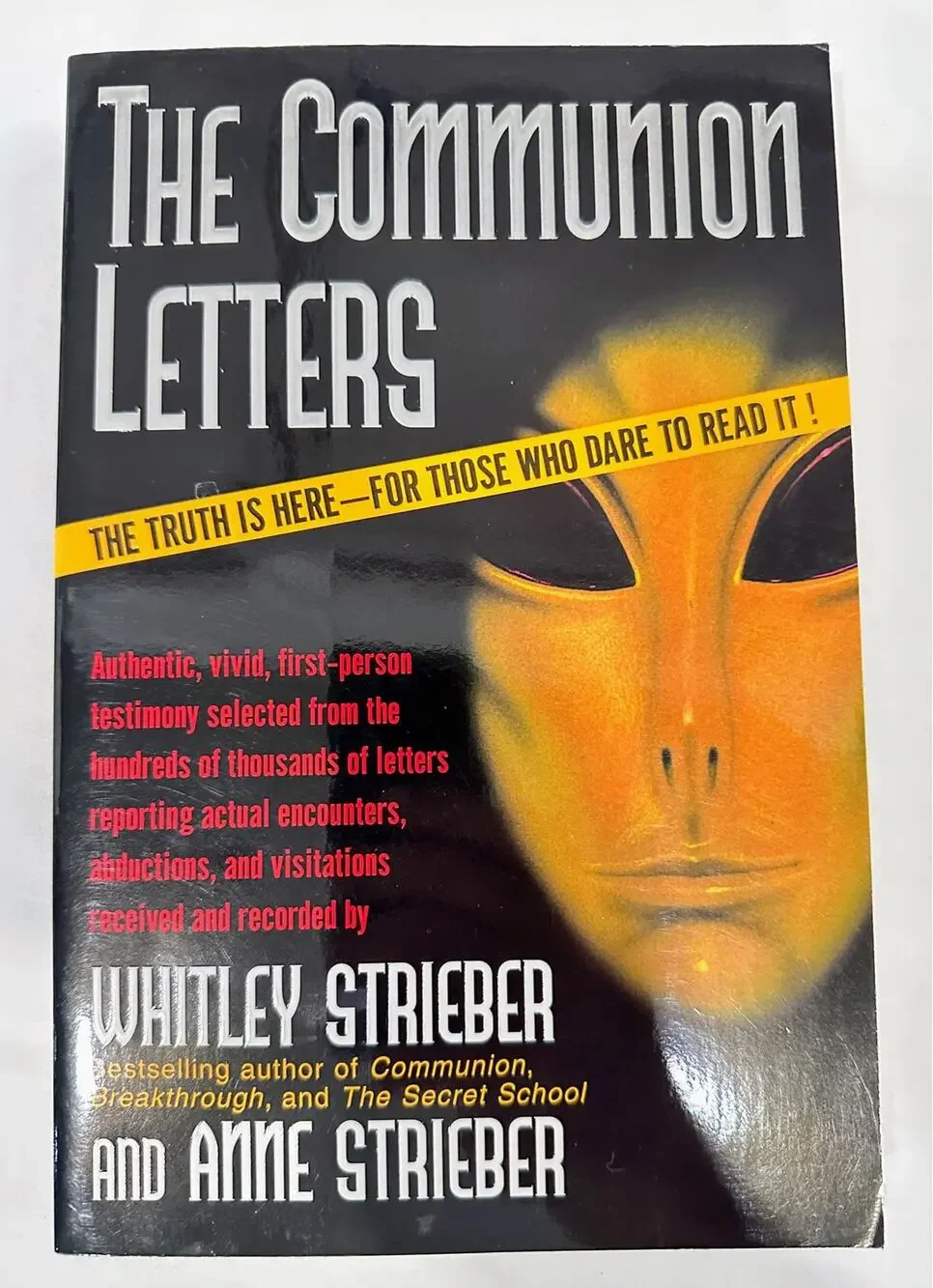 The Communion Letters-Whitley & Anne Strieber-1st Print Dec-1997-Softcover-Exc